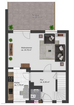 Grundriss Erdgeschoss