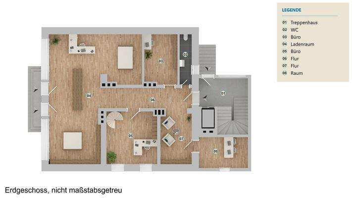 Grundriss Laden Erdgeschoss