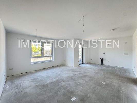 Wohnzimmer Blick zur Küche