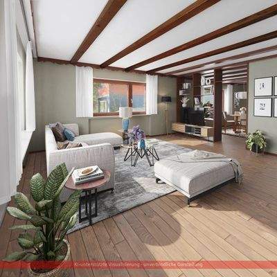 Einrichtungsbeispiel Wohn-/Esszimmer