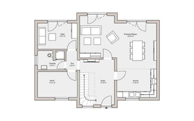 Grundriss Erdgeschoss