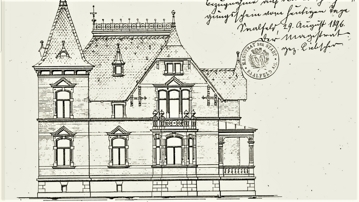 Fabrikantenvilla um 1896