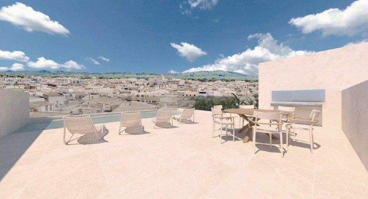Luxus-Penthouse mit Garage, Dachterrasse und Pool zum Verkauf in Artá, Mallorca