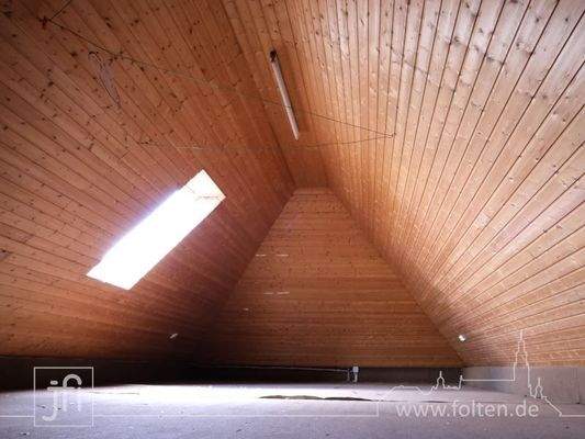 Dachboden als Stauraum