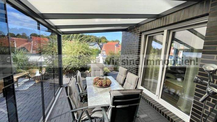 Überdachte Terrasse