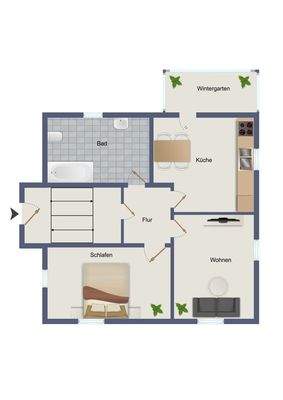 Grundriss Erdgeschoss