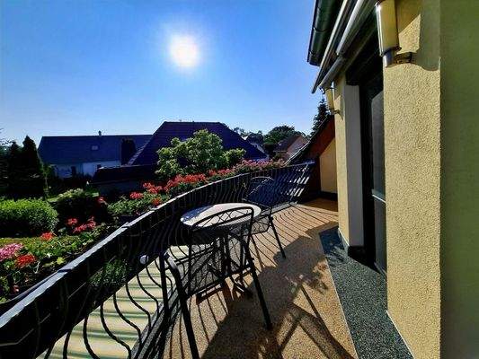 Balkonblick Sommer