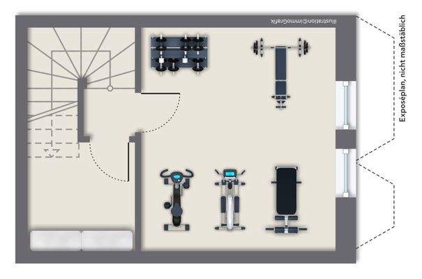 Kellergeschoss (Hochkeller)