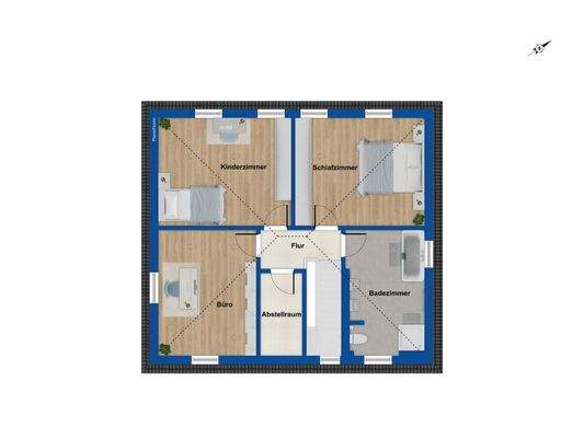 Grundriss Dachgeschoss