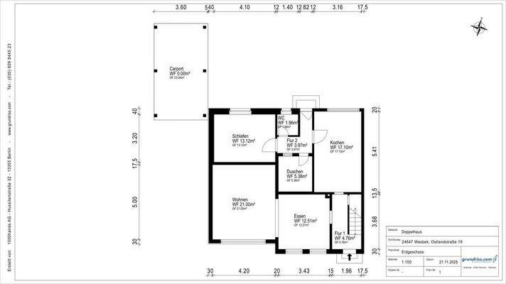 Grundriss Erdgeschoss