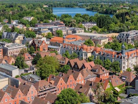 Aerial view of Heiliger See