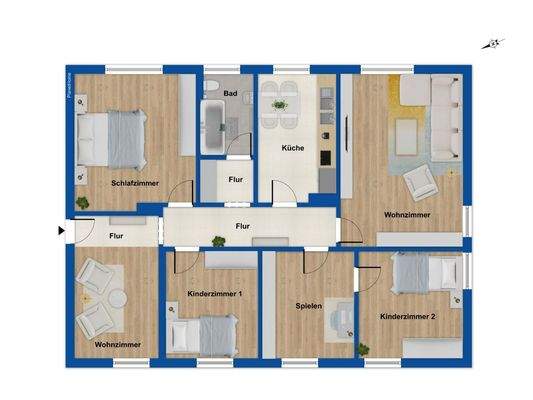 Grundriss 1. Obergeschoss