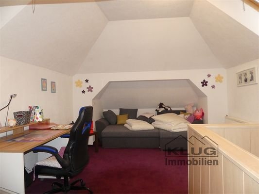 Zimmer im Dachgeschoss