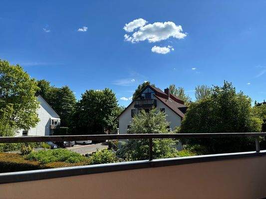 Blick vom Balkon