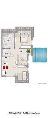 Grundriss 1OG VIS 3987