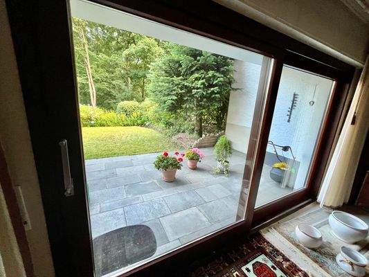 Zugang Terrasse vom Wohnbereich