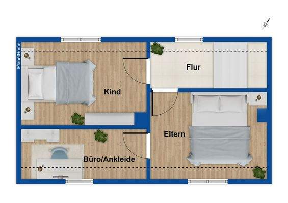 Grundriss Dachgeschoss