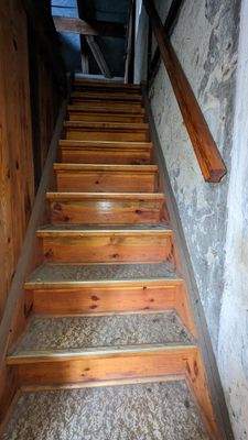 Treppe zum Dachboden