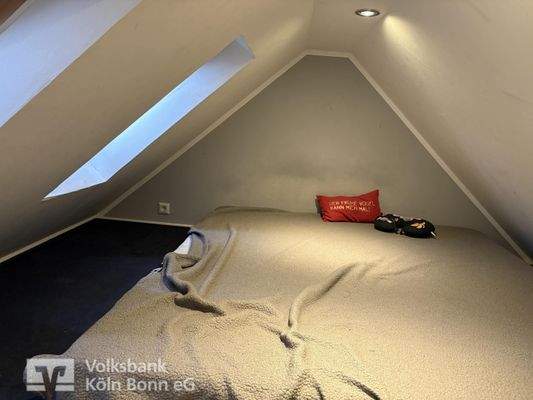 Schlafplatz im Spitzboden