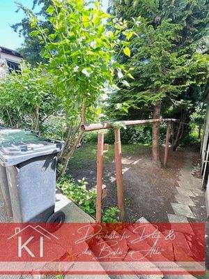 Hinterhof mit Wäscheplatz