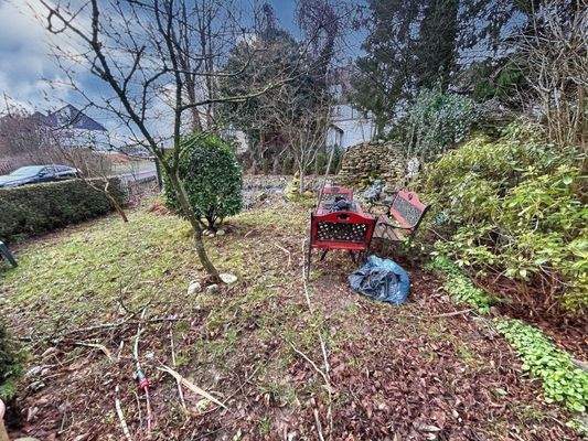 Gartengrundstück neben dem Haus verpachtet