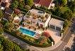 Grundstück für eine Villa mit Pool und Dachterrasse - mit KI generierte - mögliche Darstellung