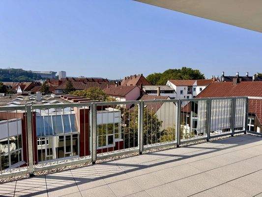 Aussicht von Dachterrasse