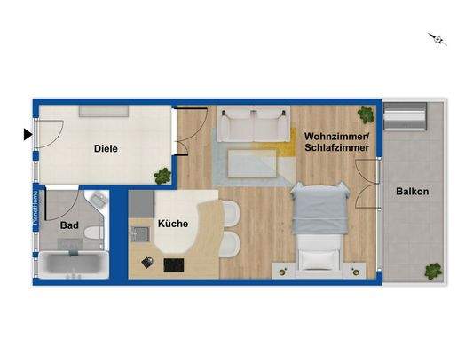 Grundrissvisualisierung