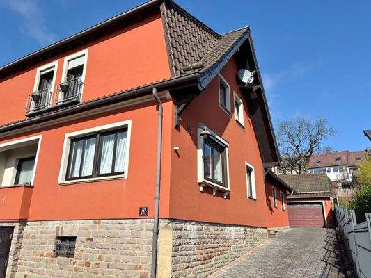 Giebel zum Anbau Hauptwohnung