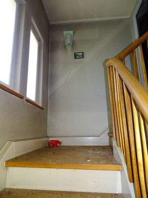 Treppenaufgang zum Speicher