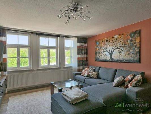 Blick ins Wohnzimmer