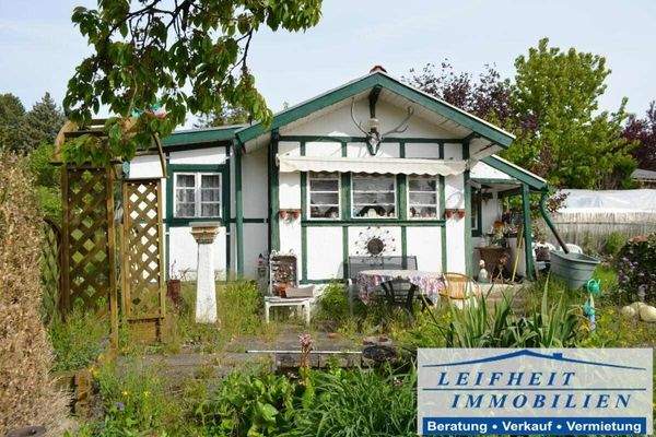 Gartenlaube Vorderansicht