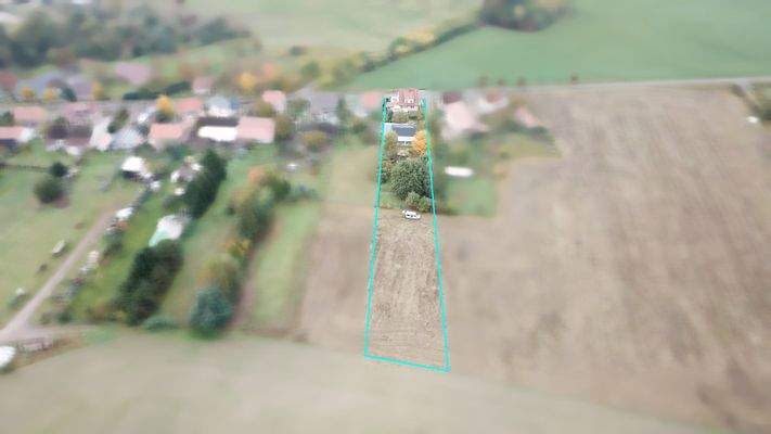 Grundstück von oben