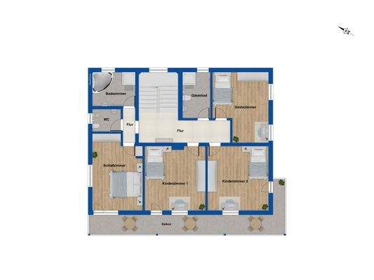 Grundriss - Obergeschoss