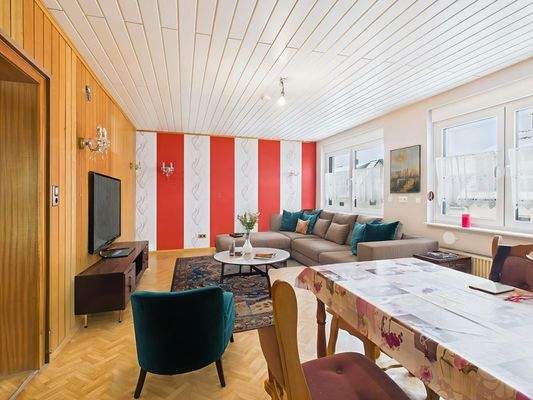 Mustermöbilierung Wohnen- Essen