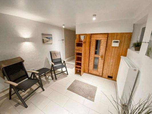 Gemeinschaftssauna mit Dusche