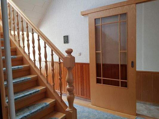 Eingangsbereich von Flur I zu den Wohnbereichen