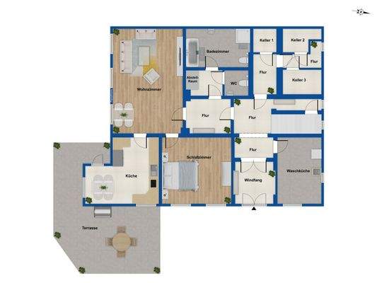 Grundriss Erdgeschoss