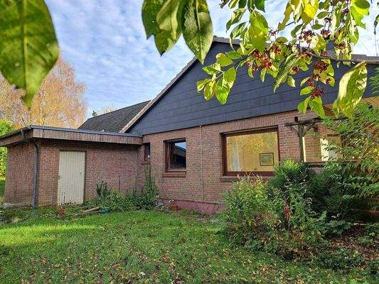 Giebelansicht mit Werkstatt