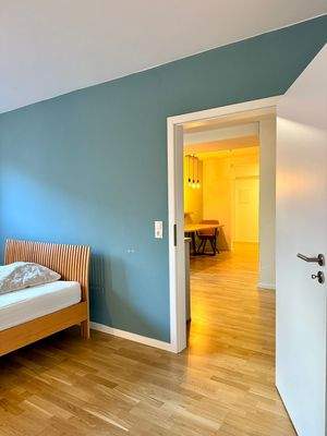 Schlafen Blick zur Küche