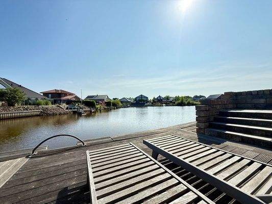 Blick vom Liegestuhl