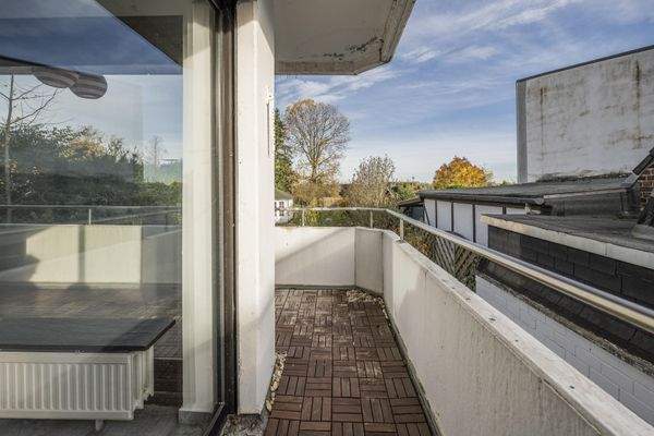 rundum Blick - dank großzügigen Balkons