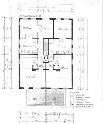 Grundriss Wohnung 3 und 4