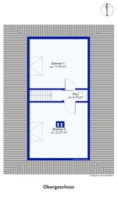Grundriss Obergeschoss