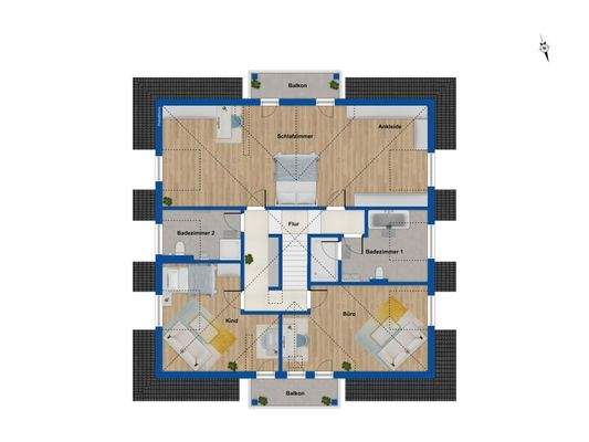 Grundriss Dachgeschoss