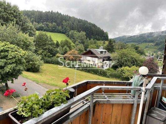 Obergeschoss Blick vom Balkon