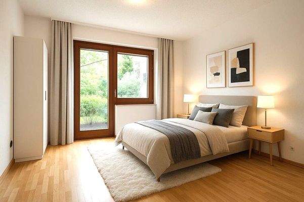 Schlafzimmer Einrichtung beispielhaft