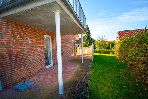 Terrasse am Wohn-/Esszimmer &amp; Bädern