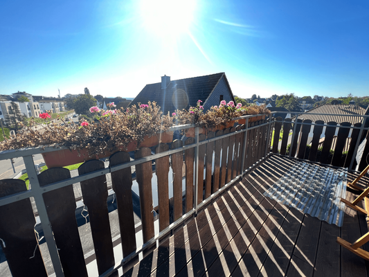 Ausblick vom Balkon