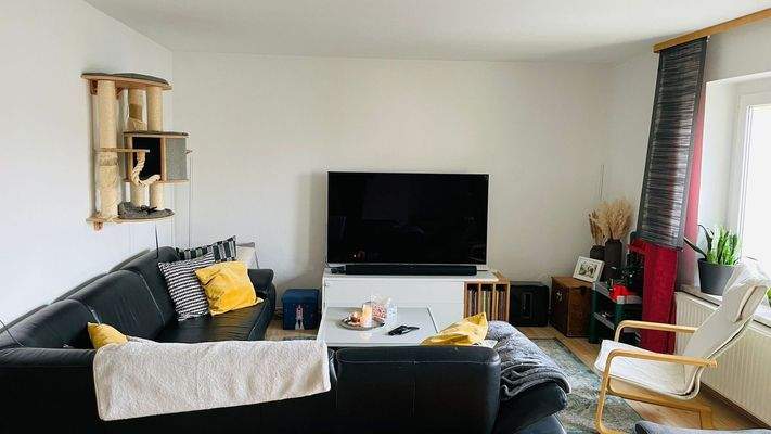 Wohnzimmer eingerichtet